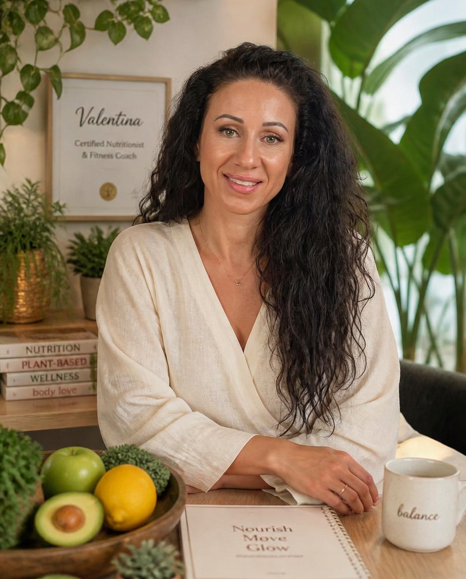 Valentina in her wellness studio